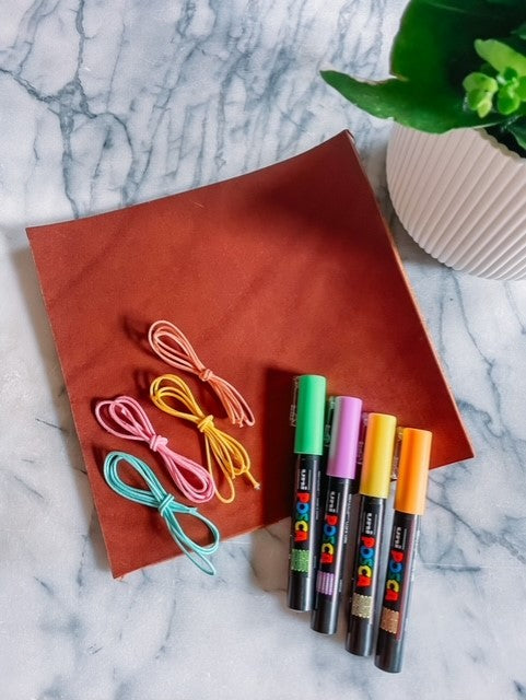 DIY pakket - Creatief met leder